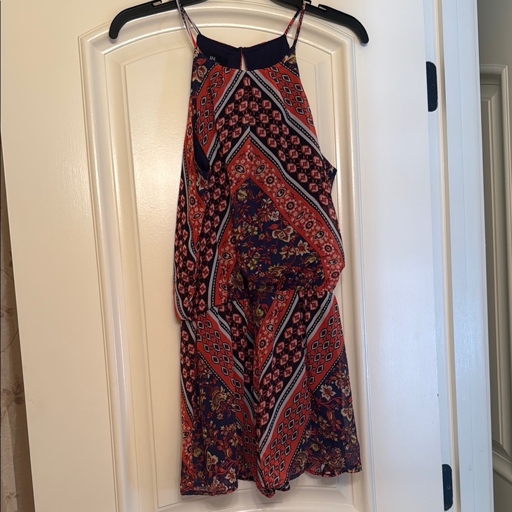 San Francisco Blue Orange and White Romper